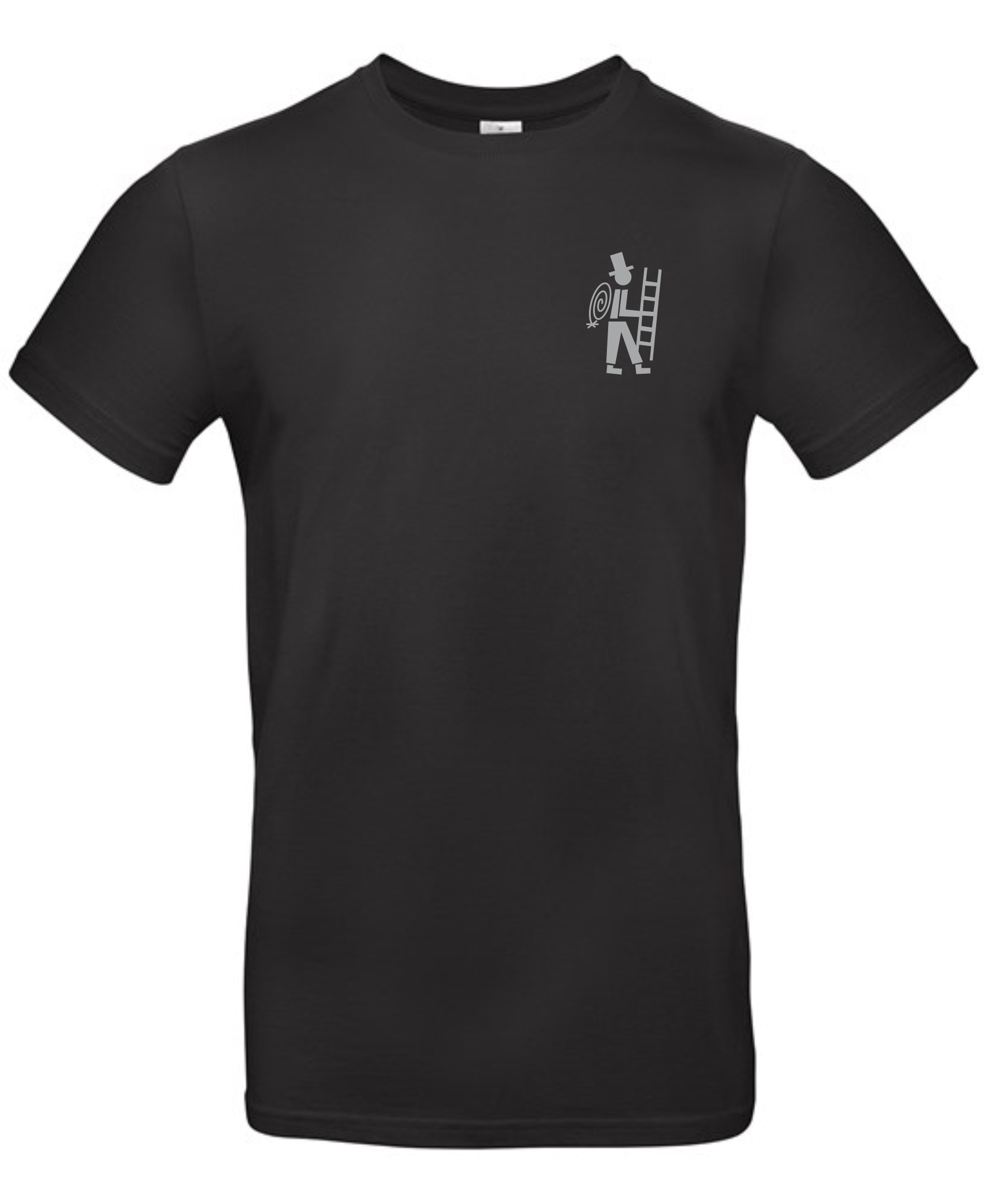 T-Shirt mit Schorni 2 in silbergrau