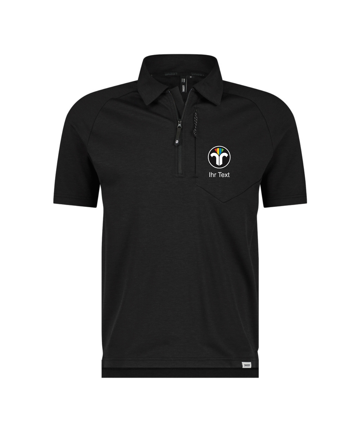 Dassy Poloshirt Madidi mit Innungslogo und Text