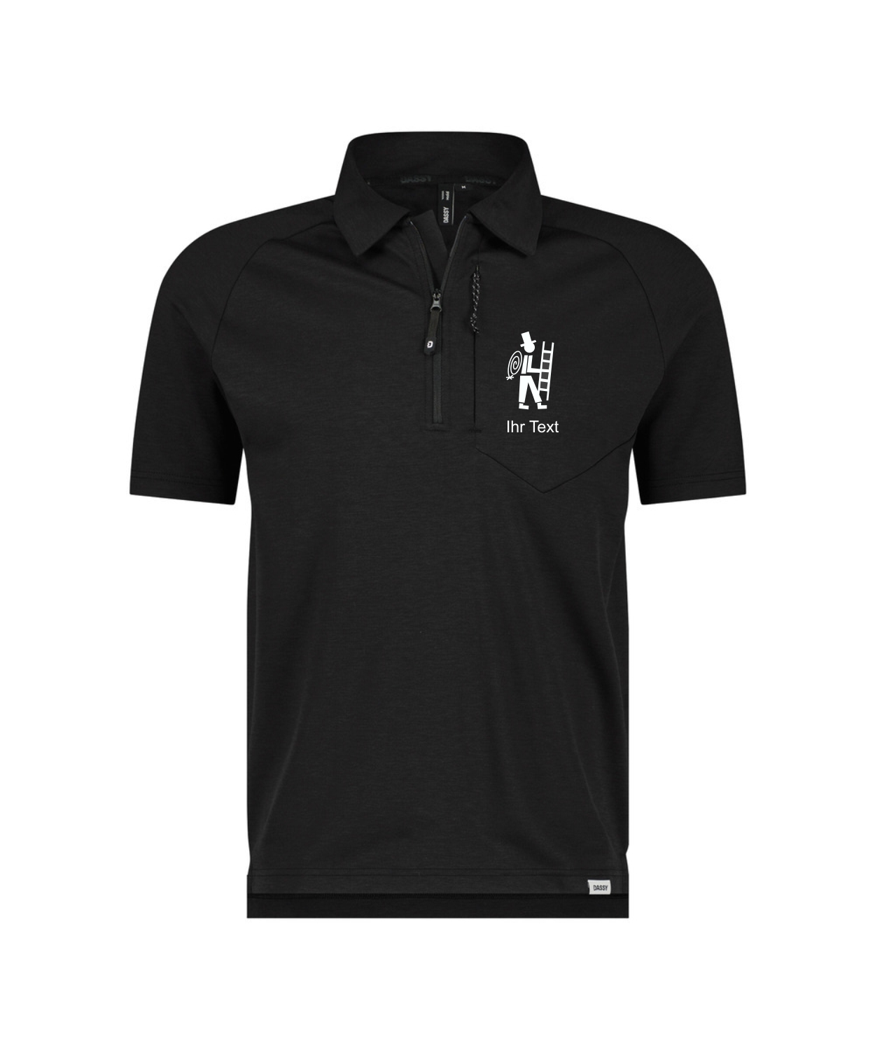 Dassy Poloshirt Madidi mit Schorni 2 und Text
