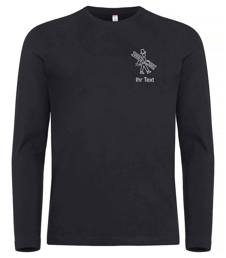 Langarmshirt mit Schorni 1 und Text